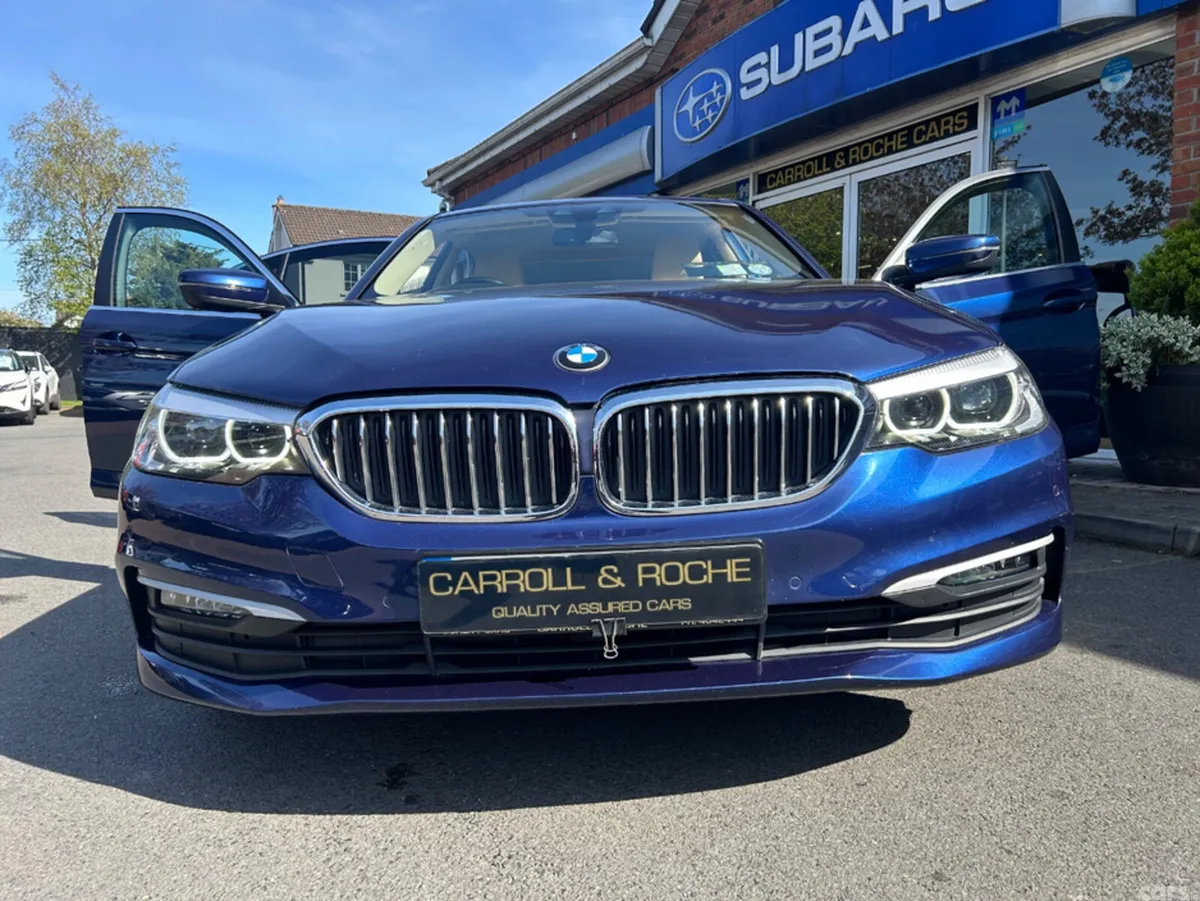 BMW 5-Series Saloon, Diesel, 2018, Blue
