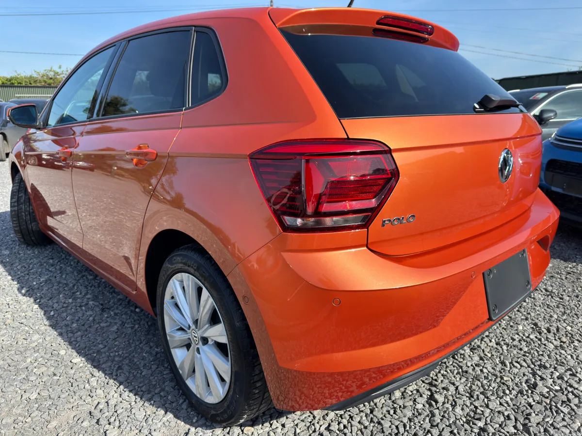 Volkswagen Polo Hatchback, Petrol, 2018, Orange