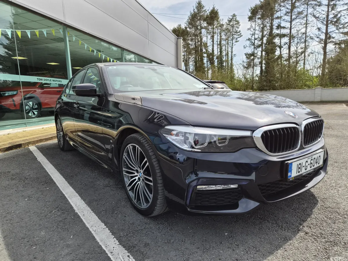 BMW 5-Series Saloon, Petrol Plug-in Hybrid, 2018, Black