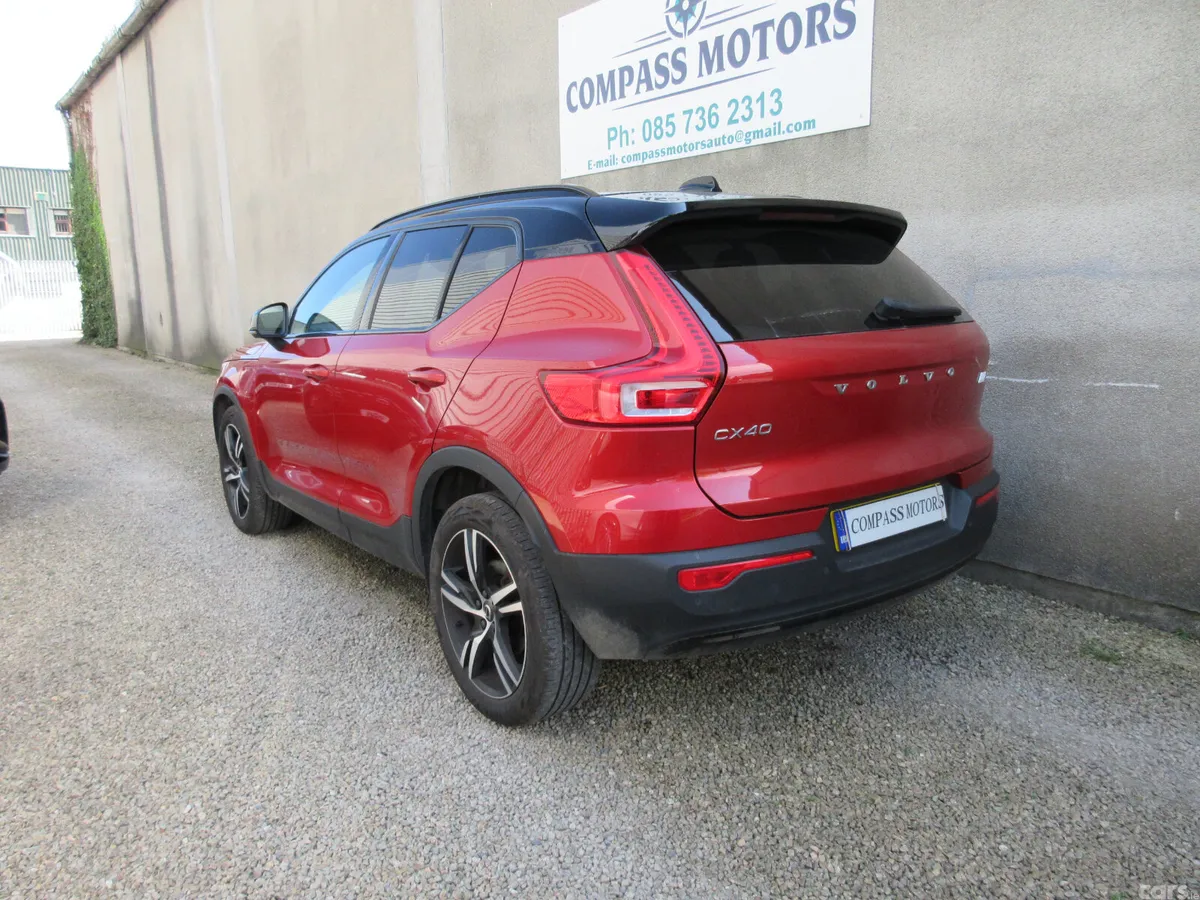 Volvo XC40 Estate, Petrol Plug-in Hybrid, 2021, Red