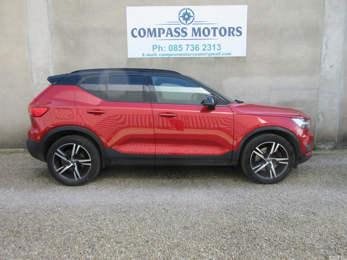 Volvo XC40 Estate, Petrol Plug-in Hybrid, 2021, Red