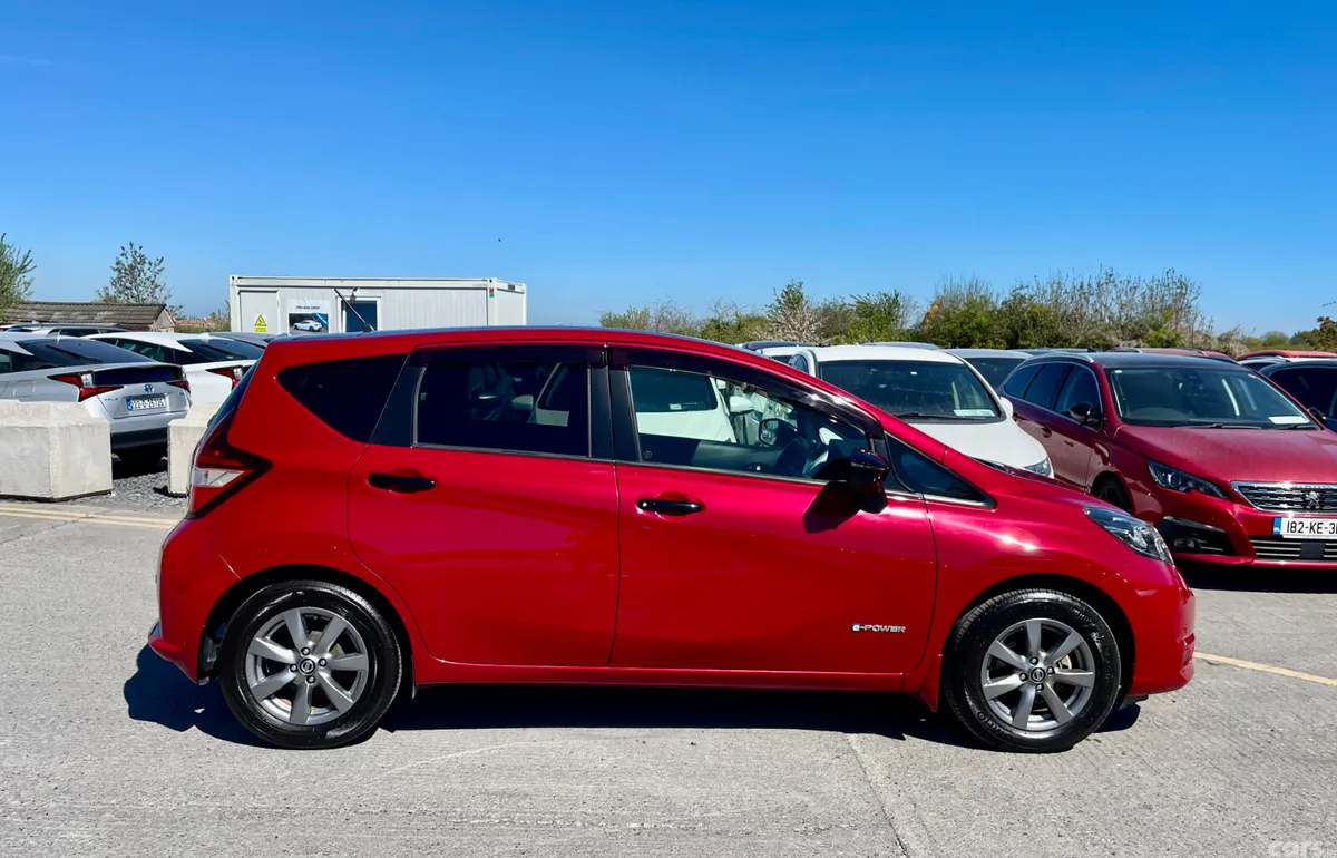 Nissan Note Hatchback, Petrol Hybrid, 2019, Red