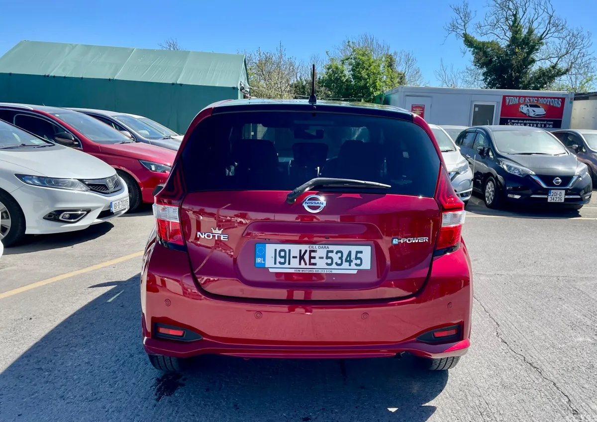 Nissan Note Hatchback, Petrol Hybrid, 2019, Red
