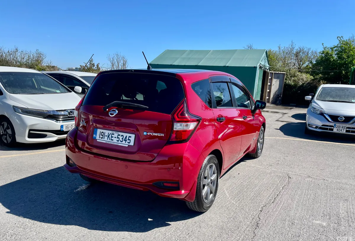 Nissan Note Hatchback, Petrol Hybrid, 2019, Red