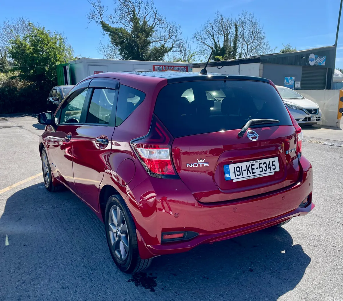 Nissan Note Hatchback, Petrol Hybrid, 2019, Red