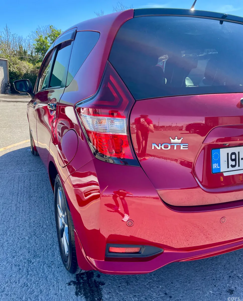 Nissan Note Hatchback, Petrol Hybrid, 2019, Red