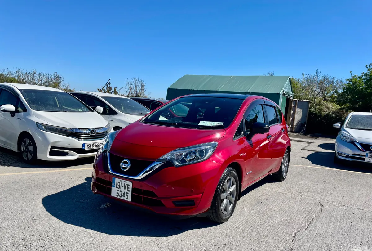 Nissan Note Hatchback, Petrol Hybrid, 2019, Red
