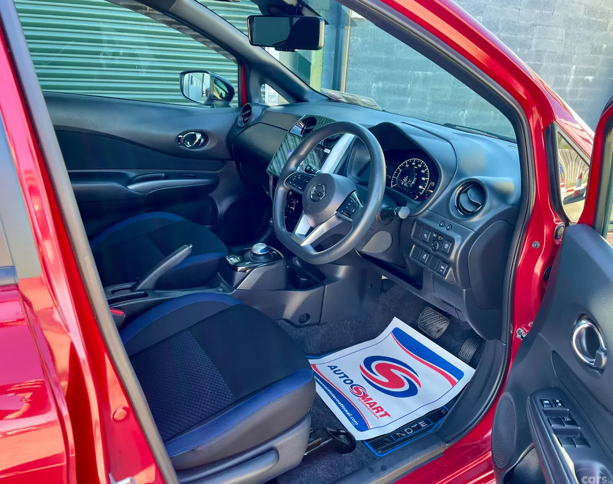 Nissan Note Hatchback, Petrol Hybrid, 2019, Red