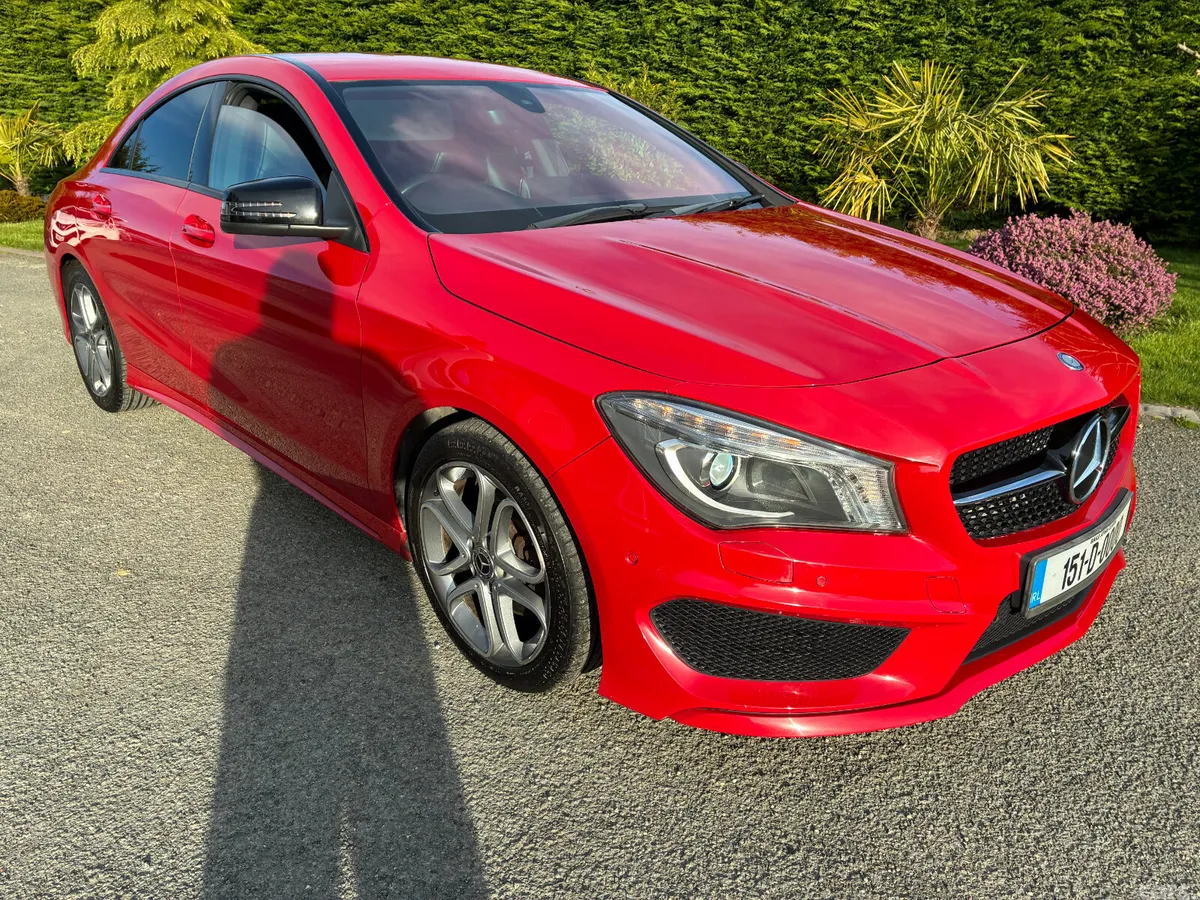 Mercedes-Benz CLA Saloon, Petrol, 2015, Red