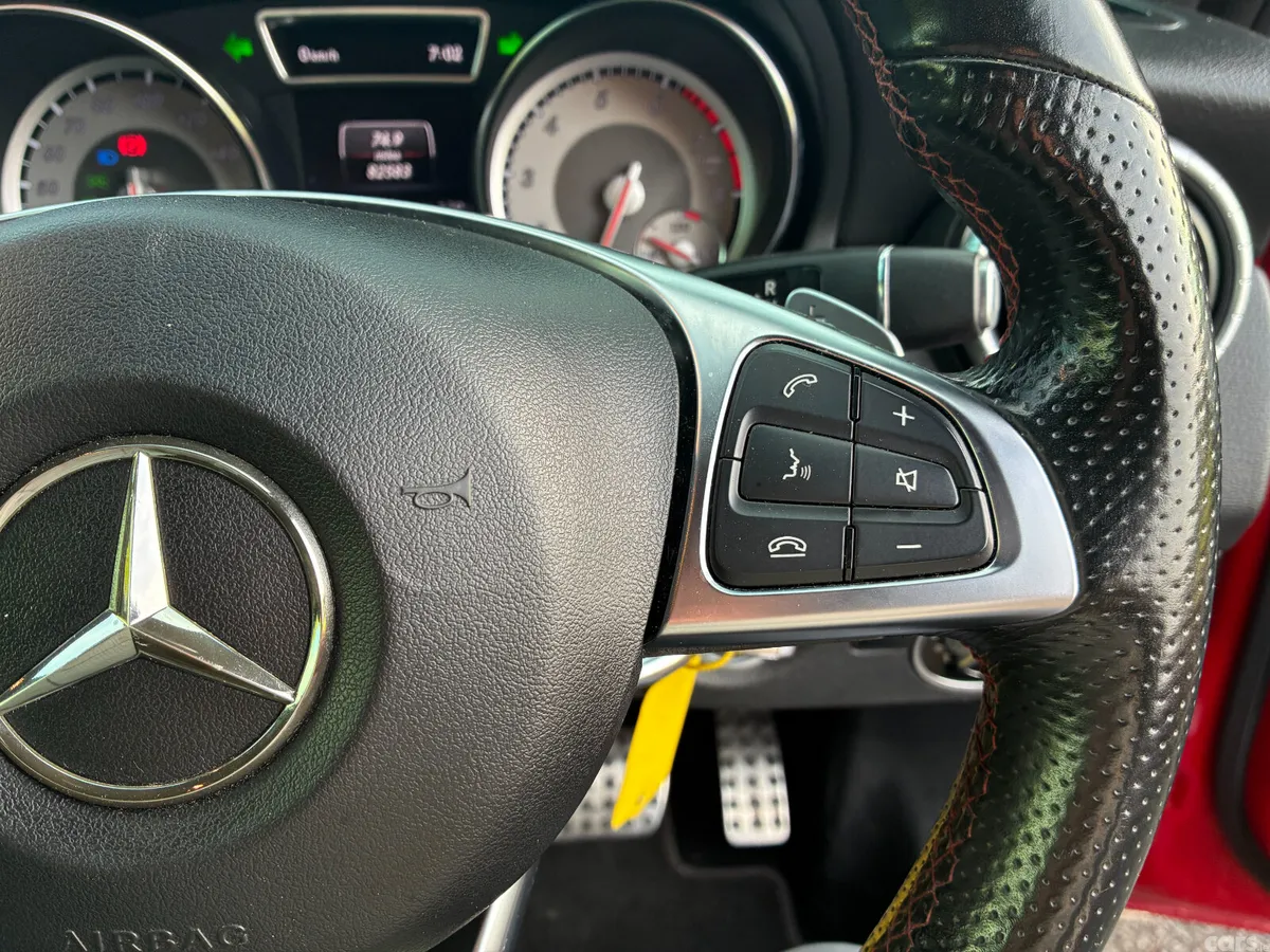 Mercedes-Benz CLA Saloon, Petrol, 2015, Red