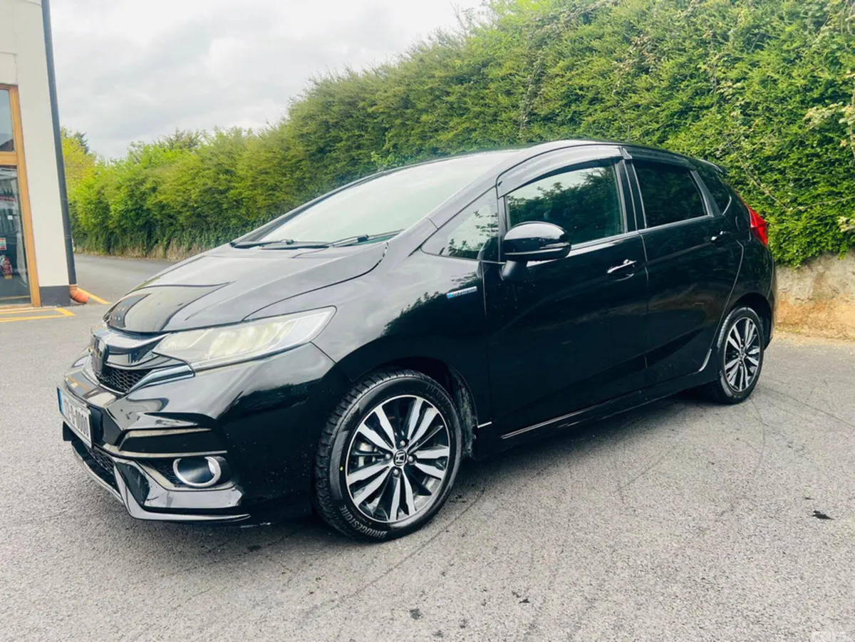 Honda Fit Hatchback, Petrol Hybrid, 2017, Black