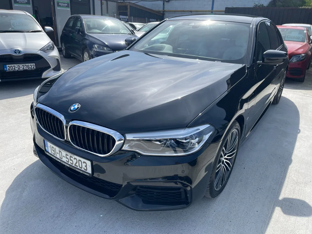 BMW 5-Series Saloon, Petrol Plug-in Hybrid, 2019, Black