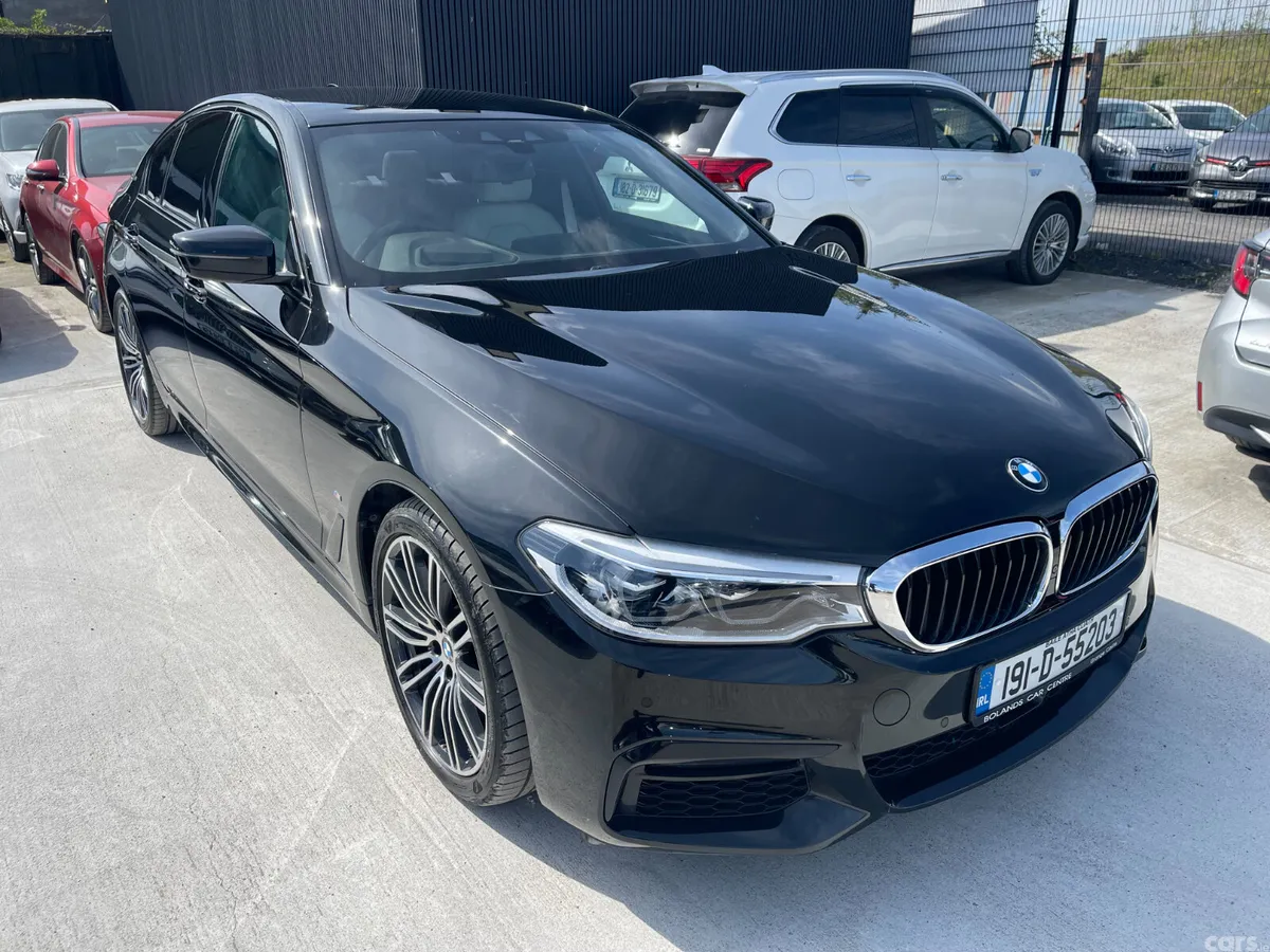 BMW 5-Series Saloon, Petrol Plug-in Hybrid, 2019, Black