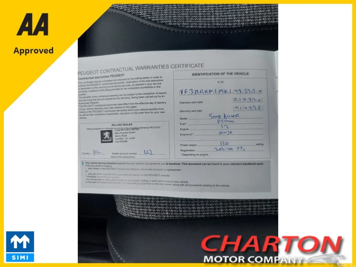 Peugeot 5008 MPV, Petrol, 2020, Grey