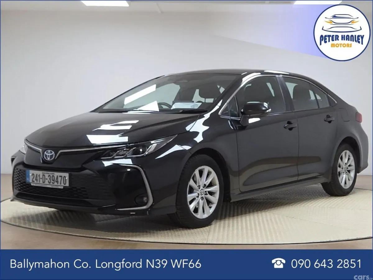 Toyota Corolla Saloon, Petrol Hybrid, 2024, Black