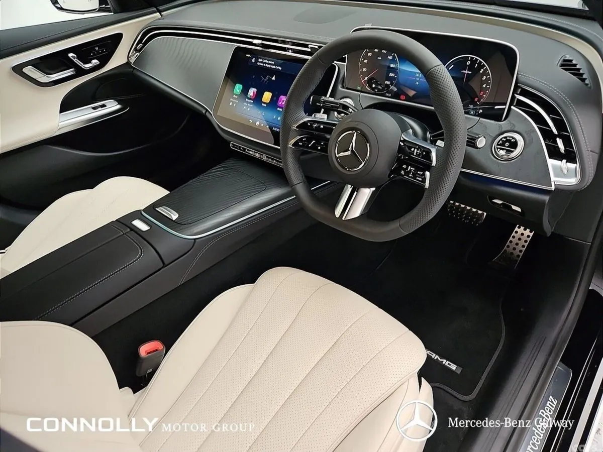 Mercedes-Benz E-Class Saloon, Diesel Plug-in Hybrid, 2027, Black