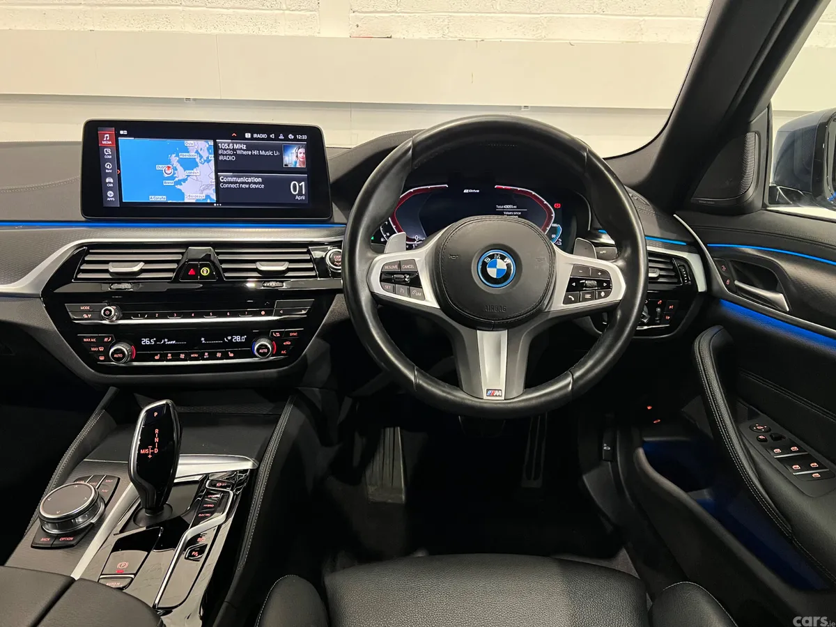 BMW 5-Series Saloon, Petrol Plug-in Hybrid, 2023, Black
