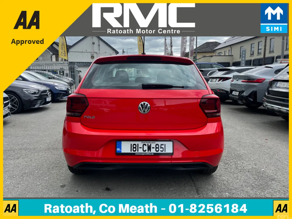 Volkswagen Polo Hatchback, Petrol, 2018, Red