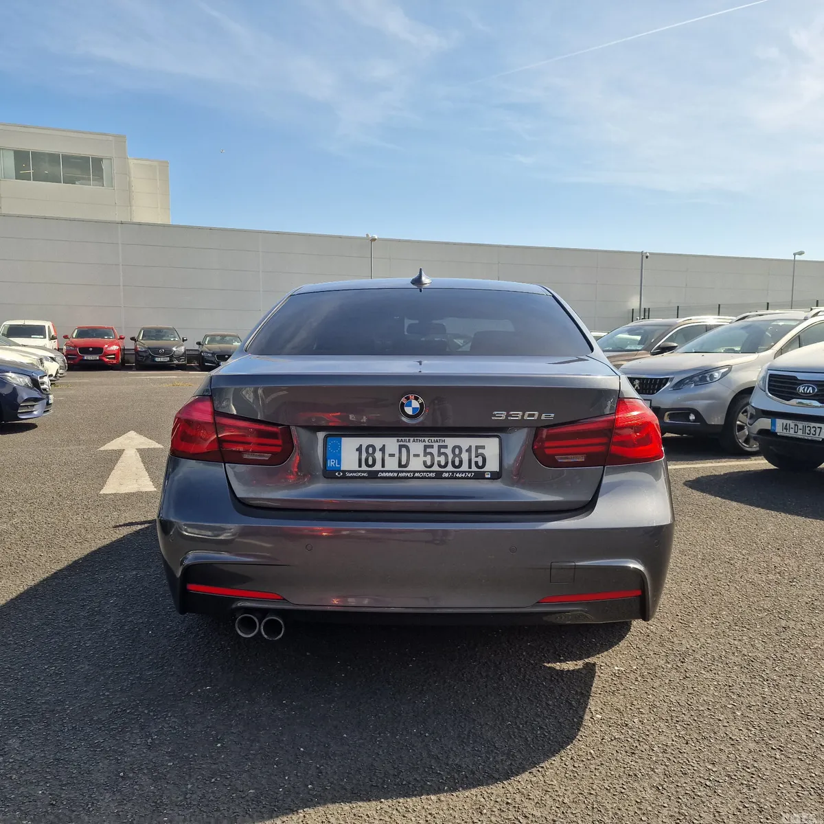 BMW 3-Series Saloon, Petrol Plug-in Hybrid, 2018, Grey