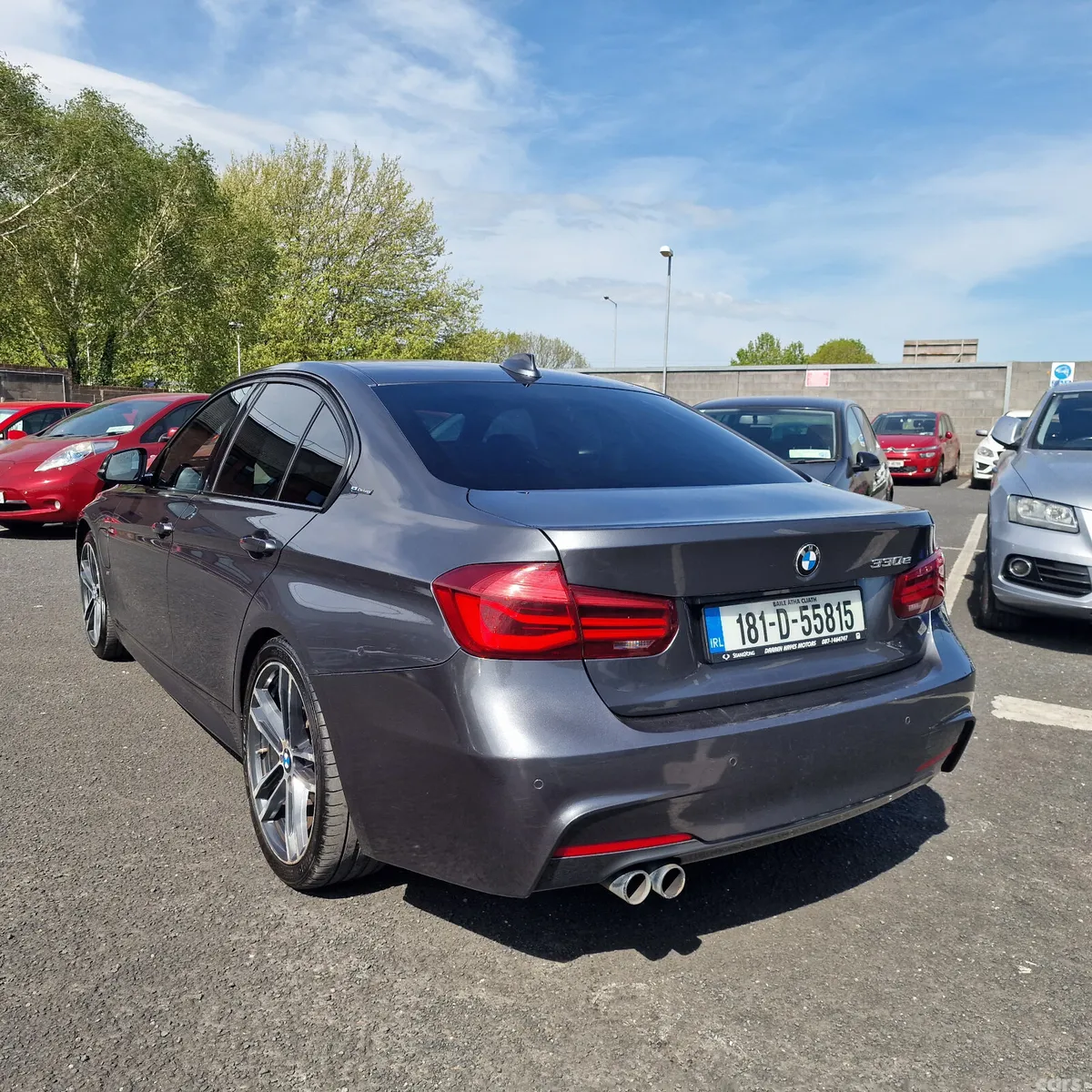 BMW 3-Series Saloon, Petrol Plug-in Hybrid, 2018, Grey