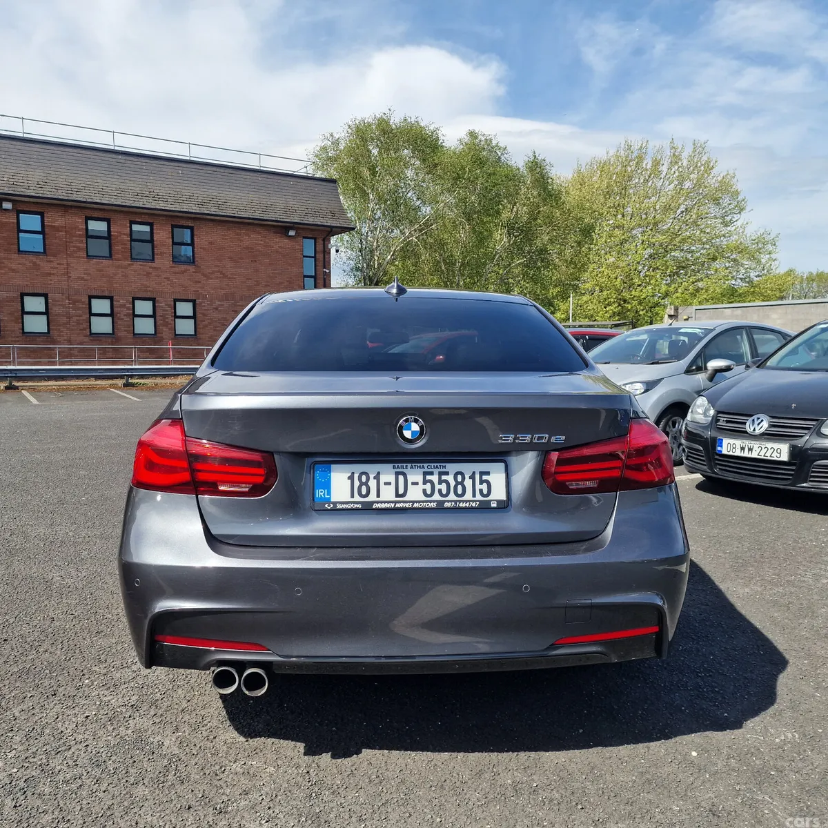 BMW 3-Series Saloon, Petrol Plug-in Hybrid, 2018, Grey