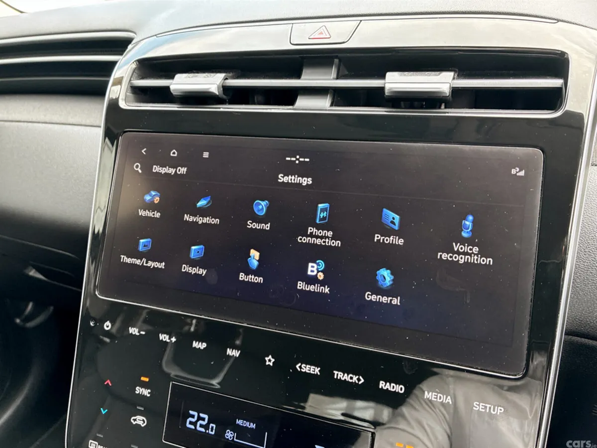 Hyundai Tucson SUV, Petrol Hybrid, 2024, Blue