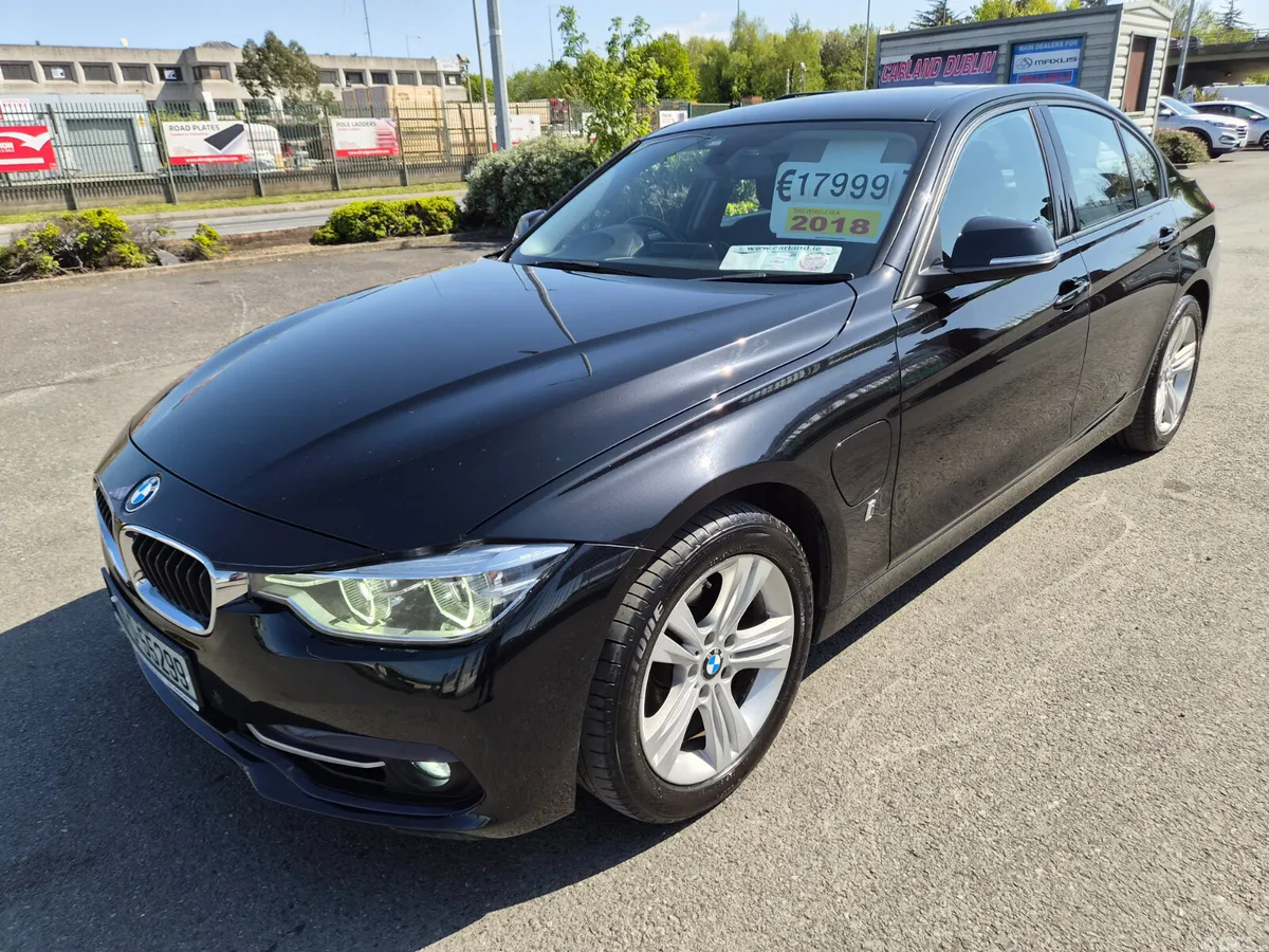 BMW 3-Series Saloon, Petrol Plug-in Hybrid, 2018, Black