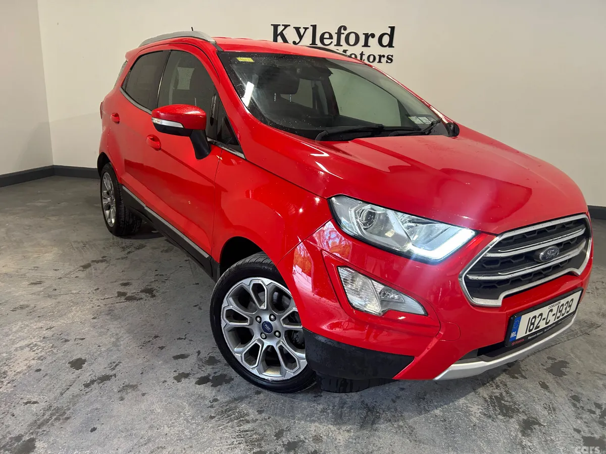 Ford EcoSport SUV, Diesel, 2018, Red