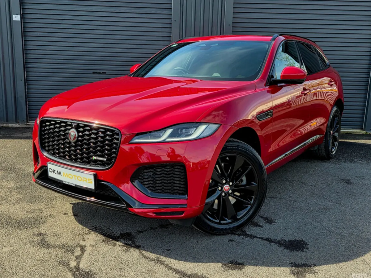 Jaguar F-Pace Estate, Diesel, 2021, Red