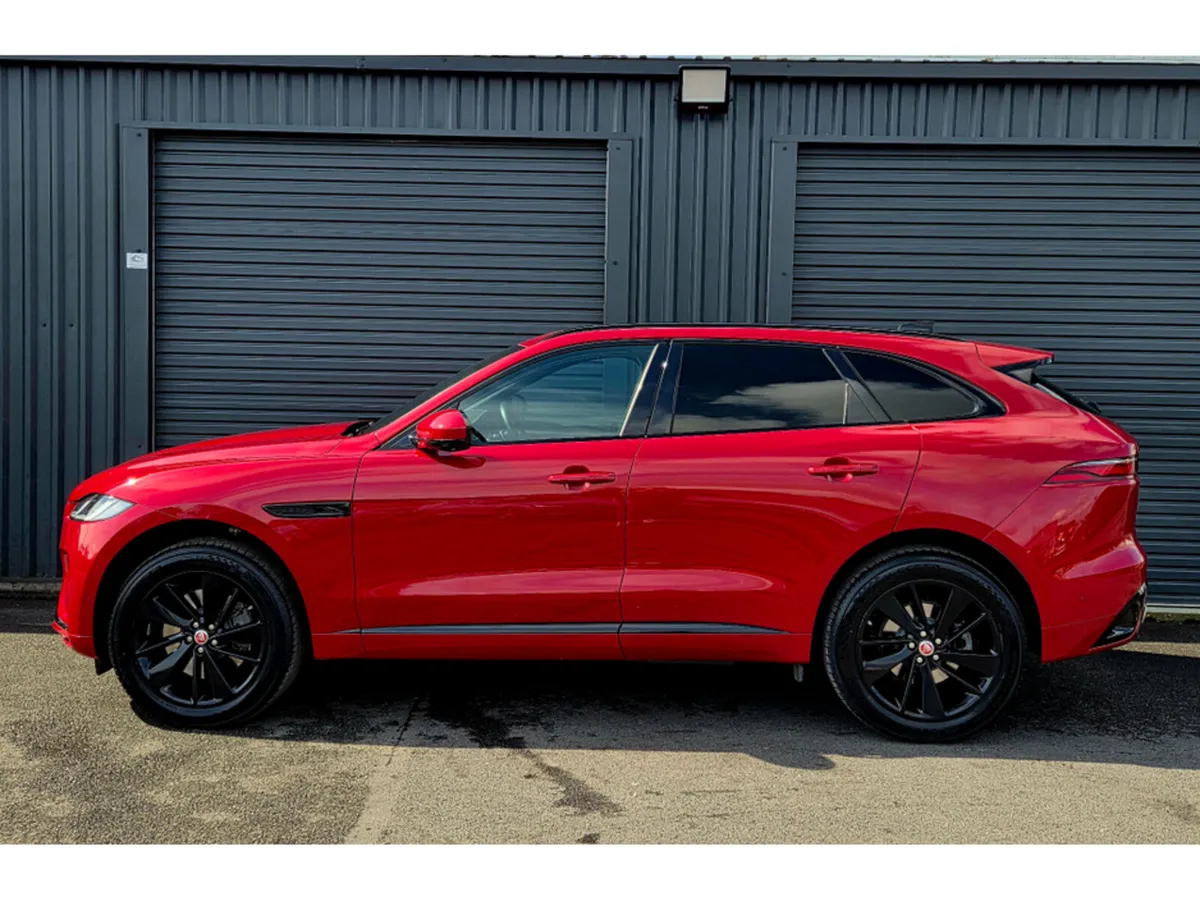 Jaguar F-Pace Estate, Diesel, 2021, Red