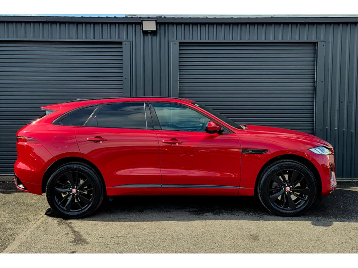Jaguar F-Pace Estate, Diesel, 2021, Red