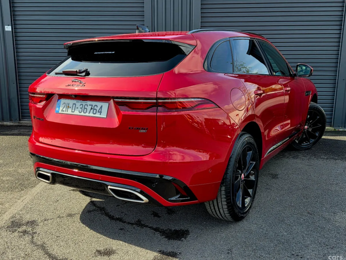 Jaguar F-Pace Estate, Diesel, 2021, Red