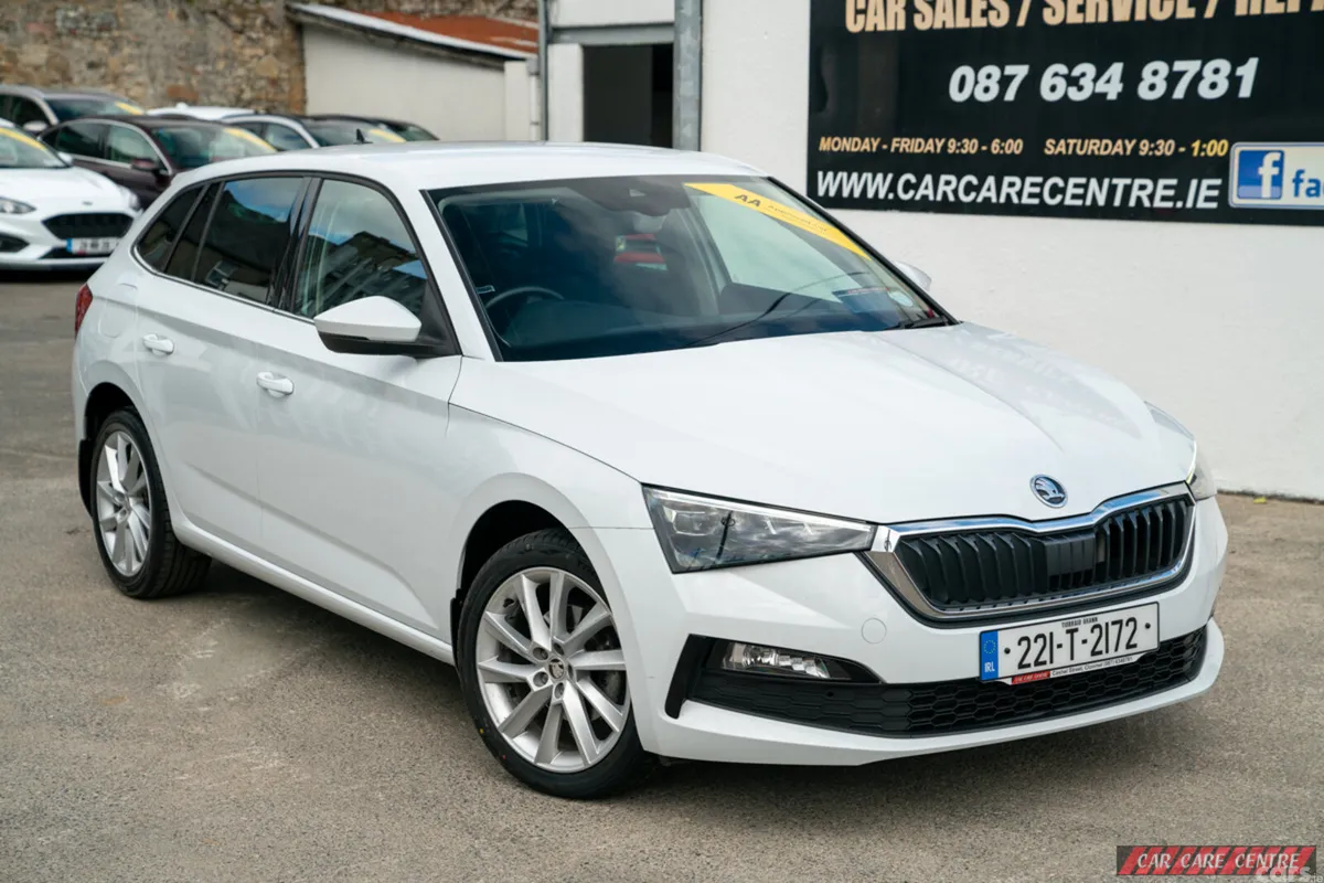 Skoda Scala Hatchback, Petrol, 2022, White