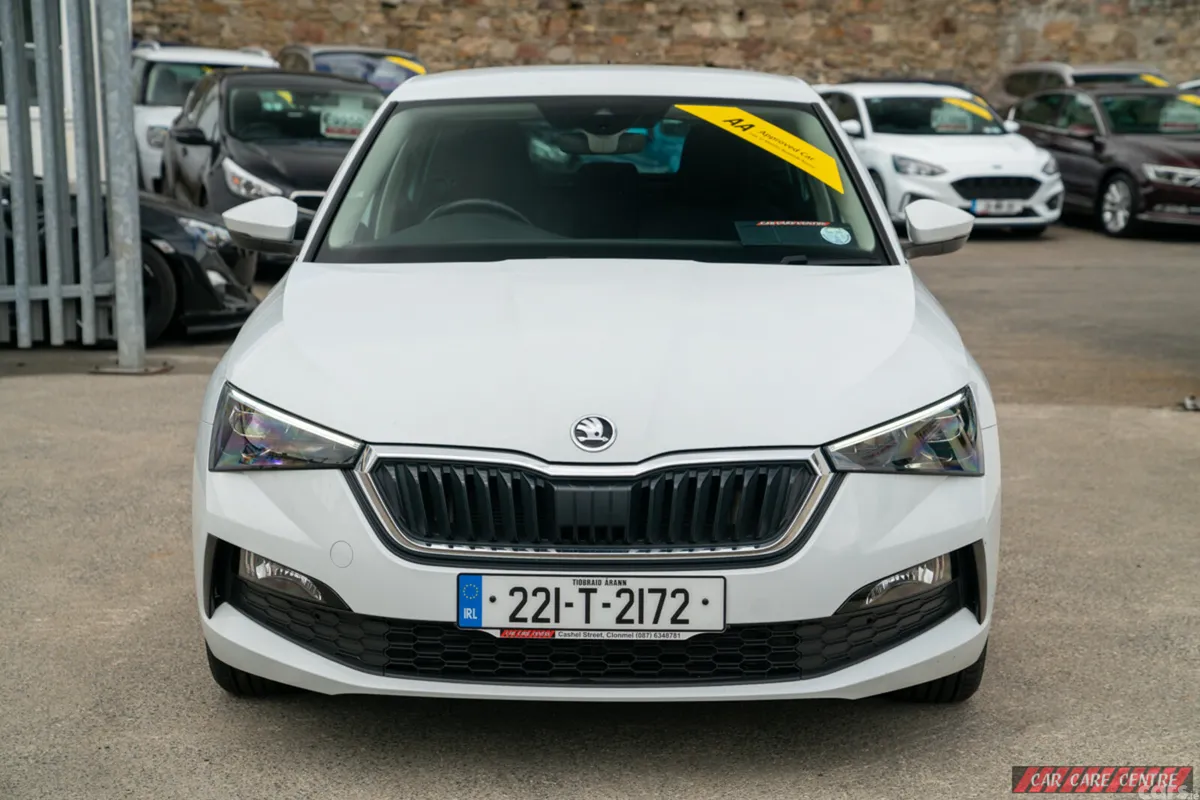 Skoda Scala Hatchback, Petrol, 2022, White