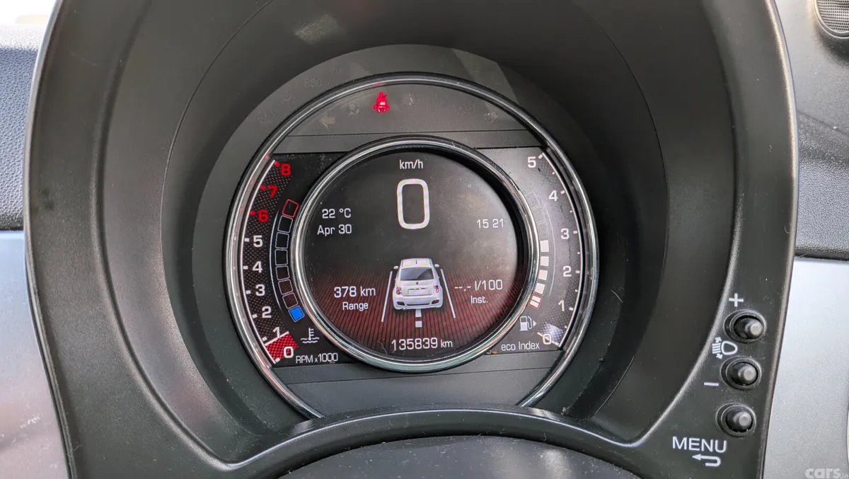 Fiat 500 Hatchback, Petrol, 2015, Blue