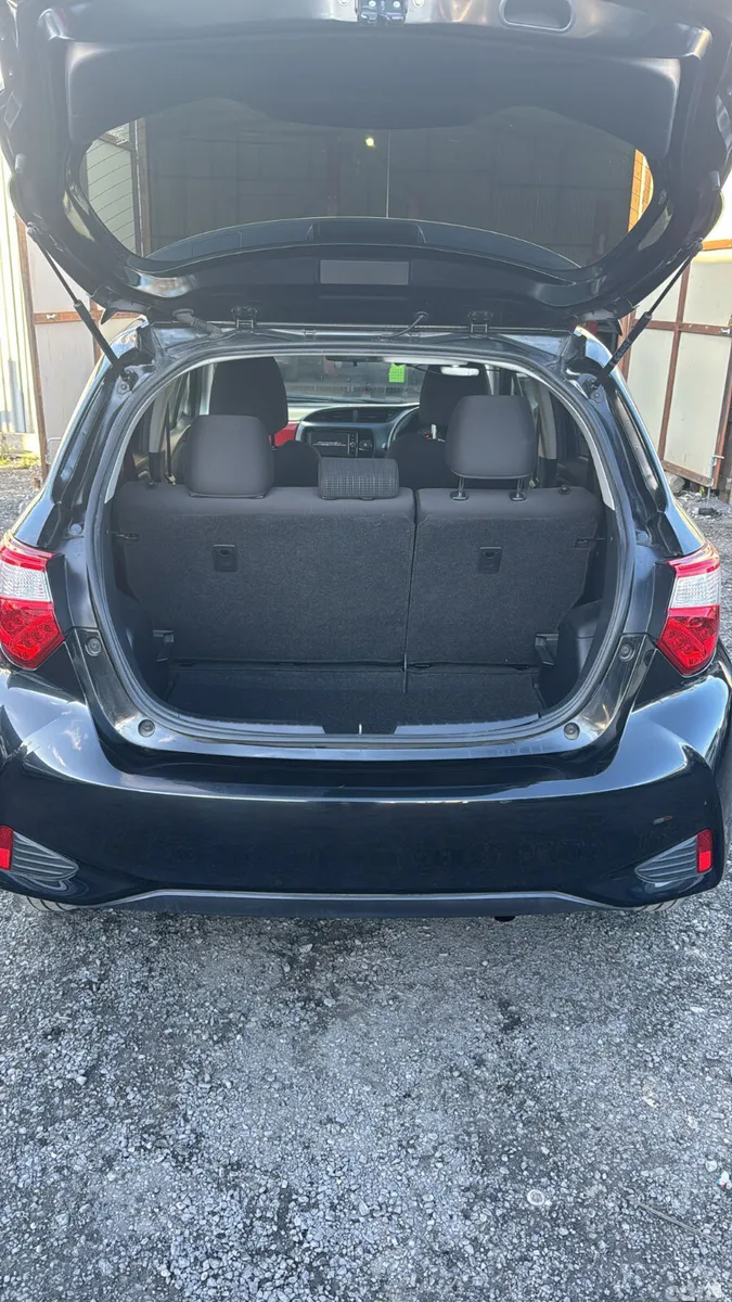 Toyota Vitz Hatchback, Petrol Hybrid, 2017, Black