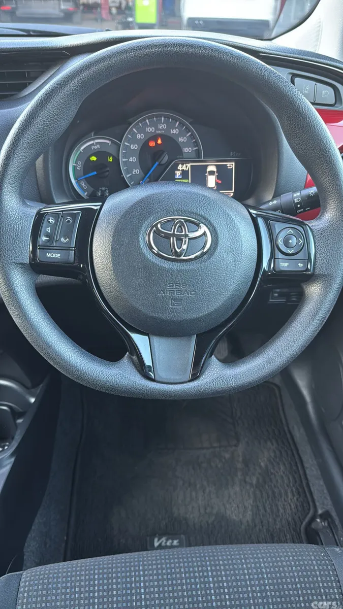 Toyota Vitz Hatchback, Petrol Hybrid, 2017, Black