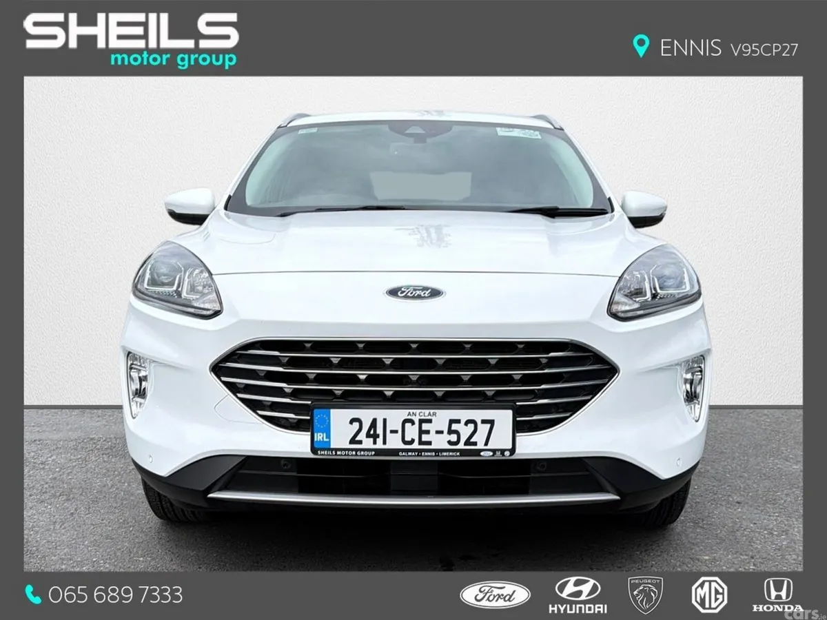 Ford Kuga SUV, Petrol Plug-in Hybrid, 2024, White
