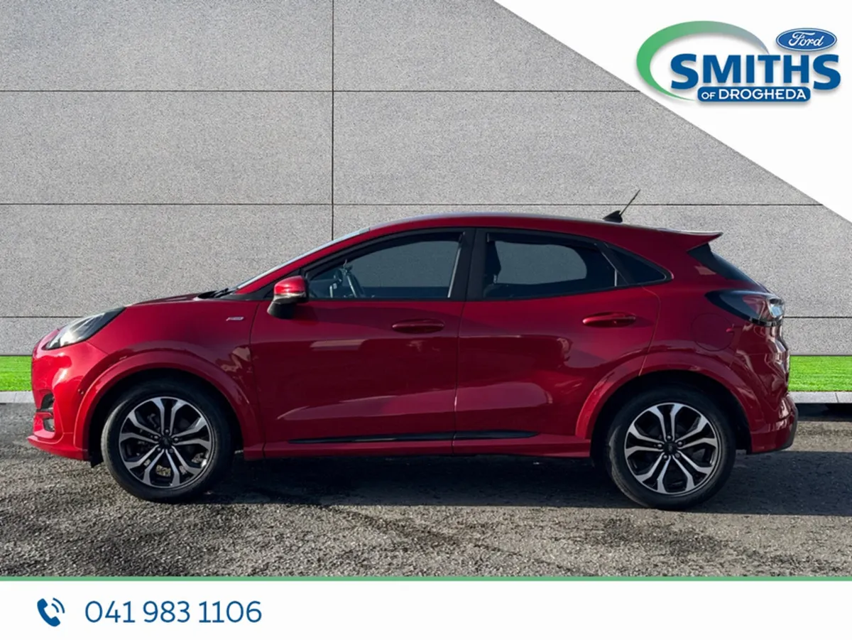 Ford Puma MPV, Petrol Hybrid, 2022, Red