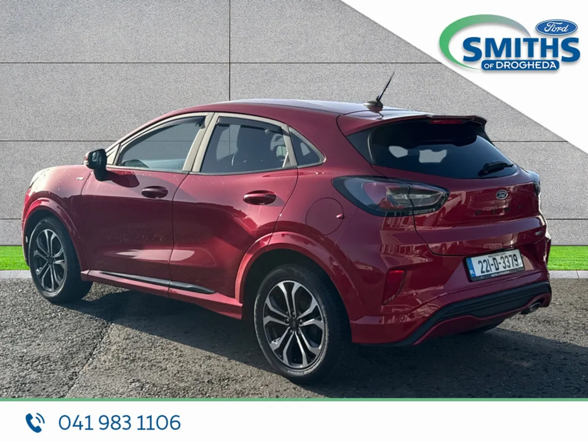 Ford Puma MPV, Petrol Hybrid, 2022, Red