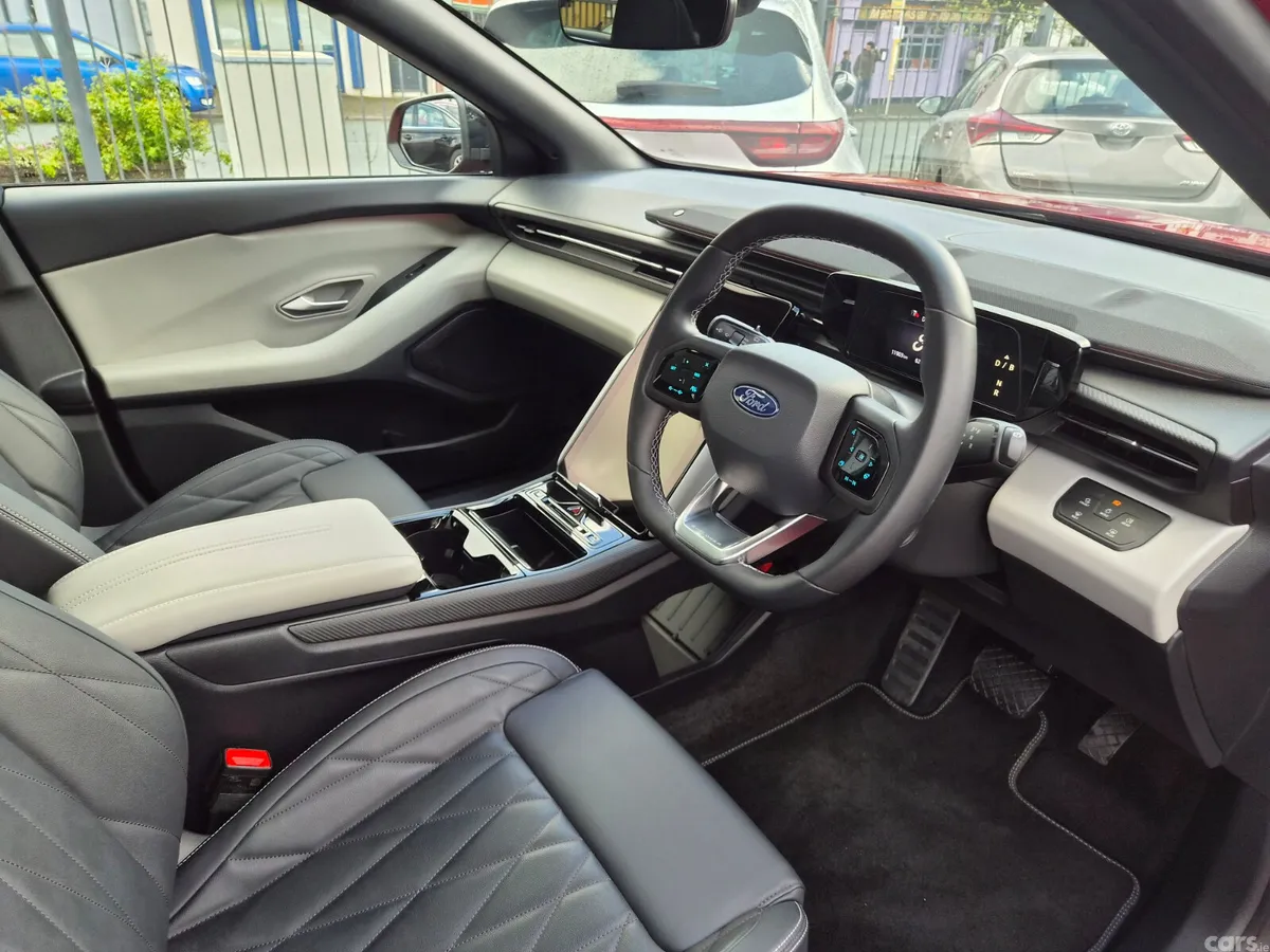 Ford Explorer SUV, Electric, 2025, Red