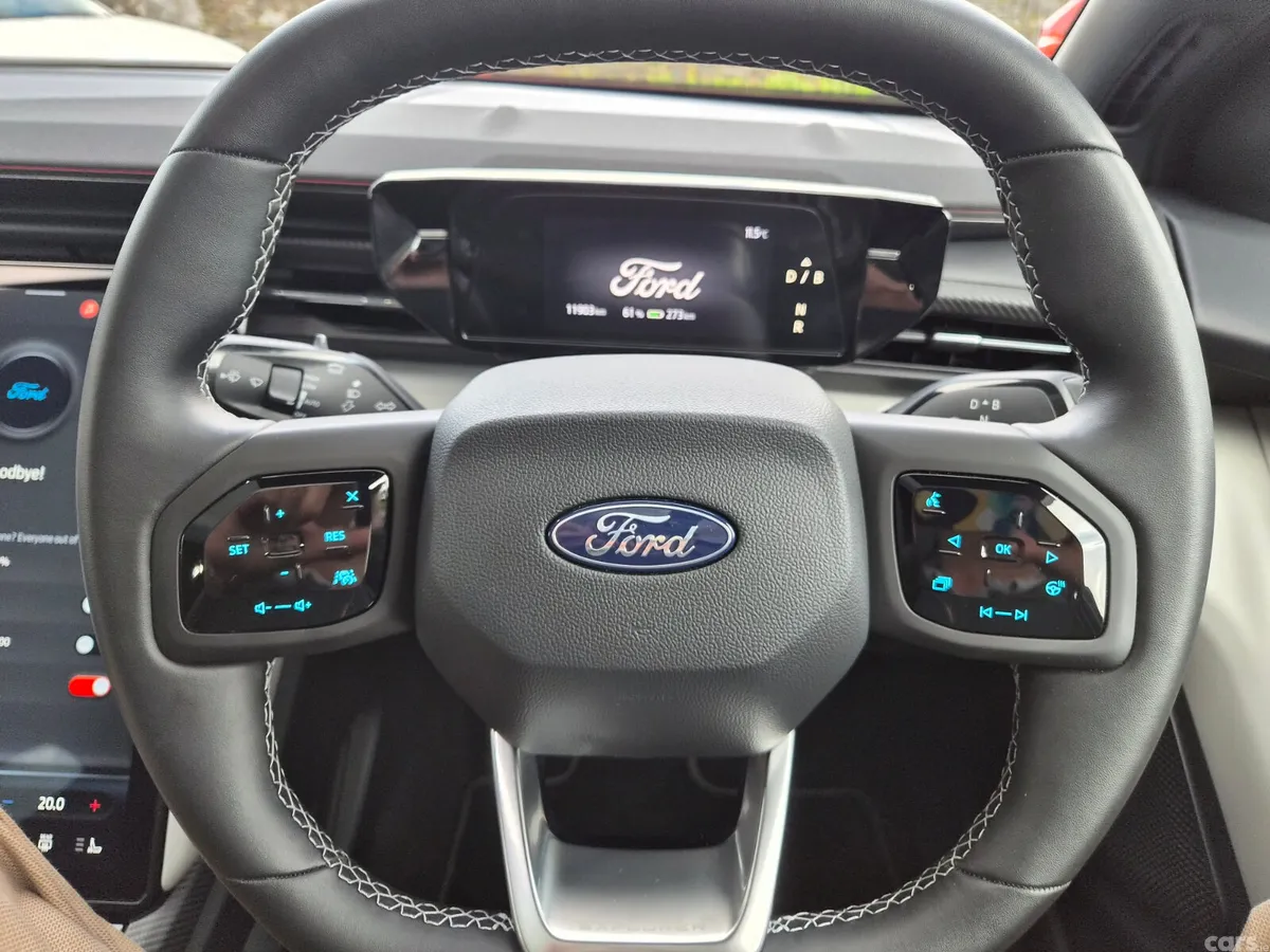 Ford Explorer SUV, Electric, 2025, Red