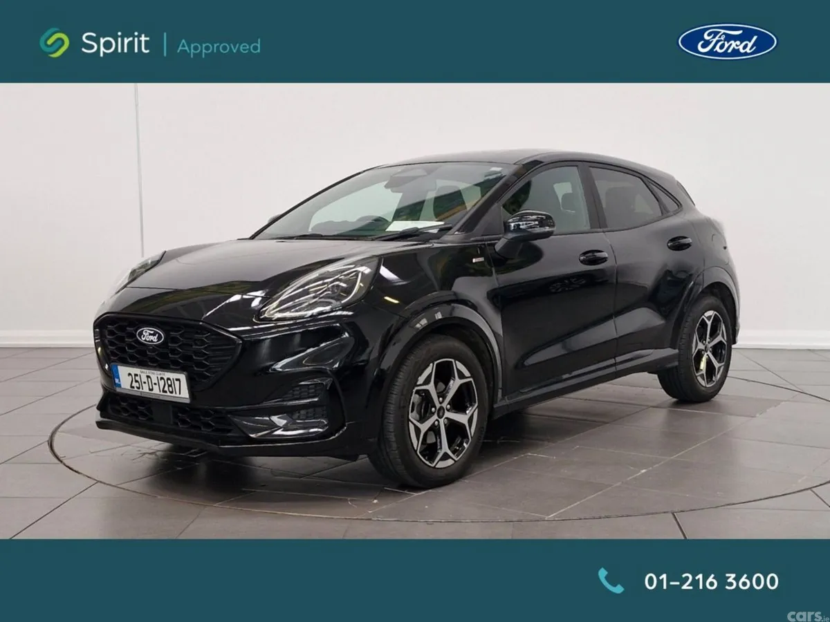 Ford Puma MPV, Petrol Hybrid, 2025, Black