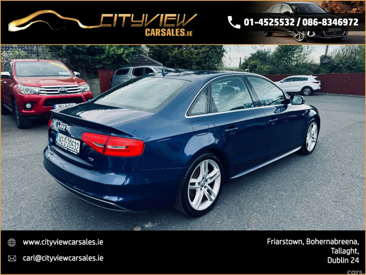 Audi A4 Saloon, Diesel, 2014, Blue