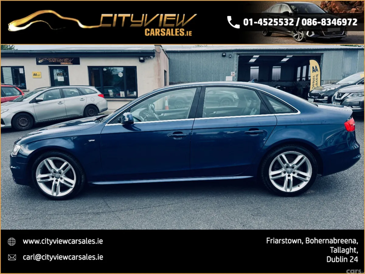 Audi A4 Saloon, Diesel, 2014, Blue