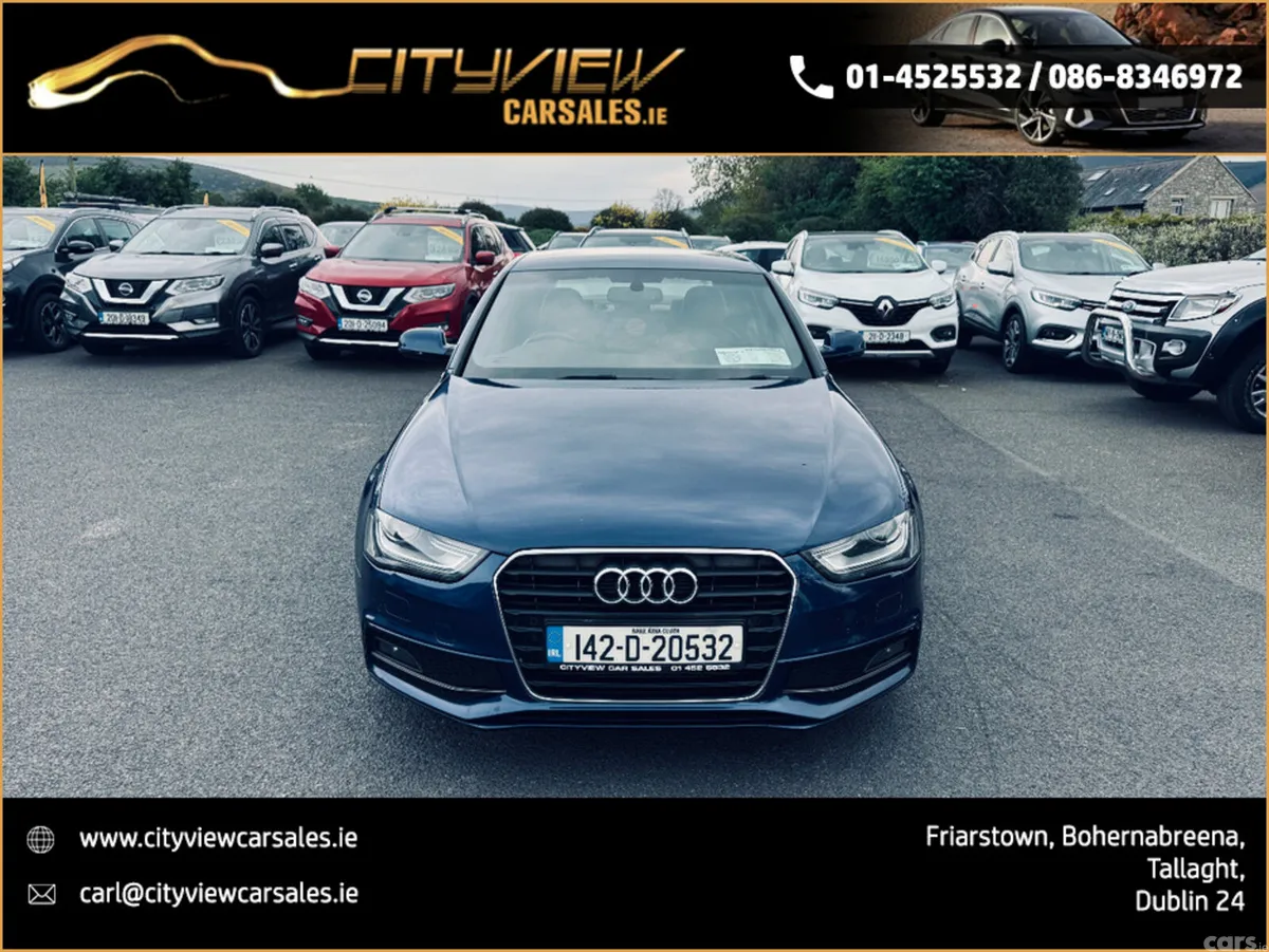Audi A4 Saloon, Diesel, 2014, Blue