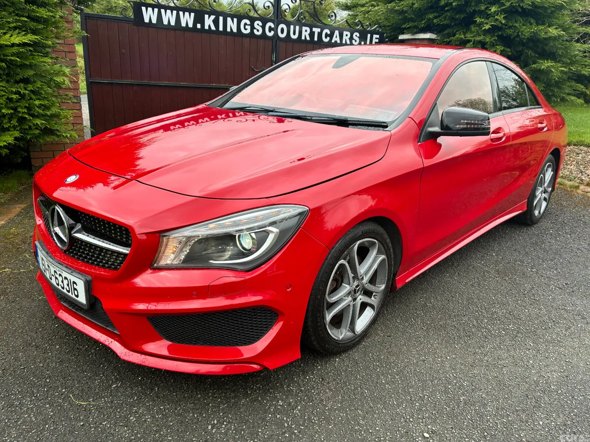 Mercedes-Benz CLA Saloon, Petrol, 2015, Red