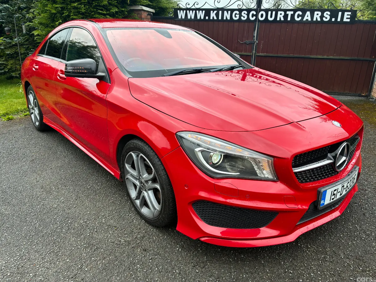 Mercedes-Benz CLA Saloon, Petrol, 2015, Red