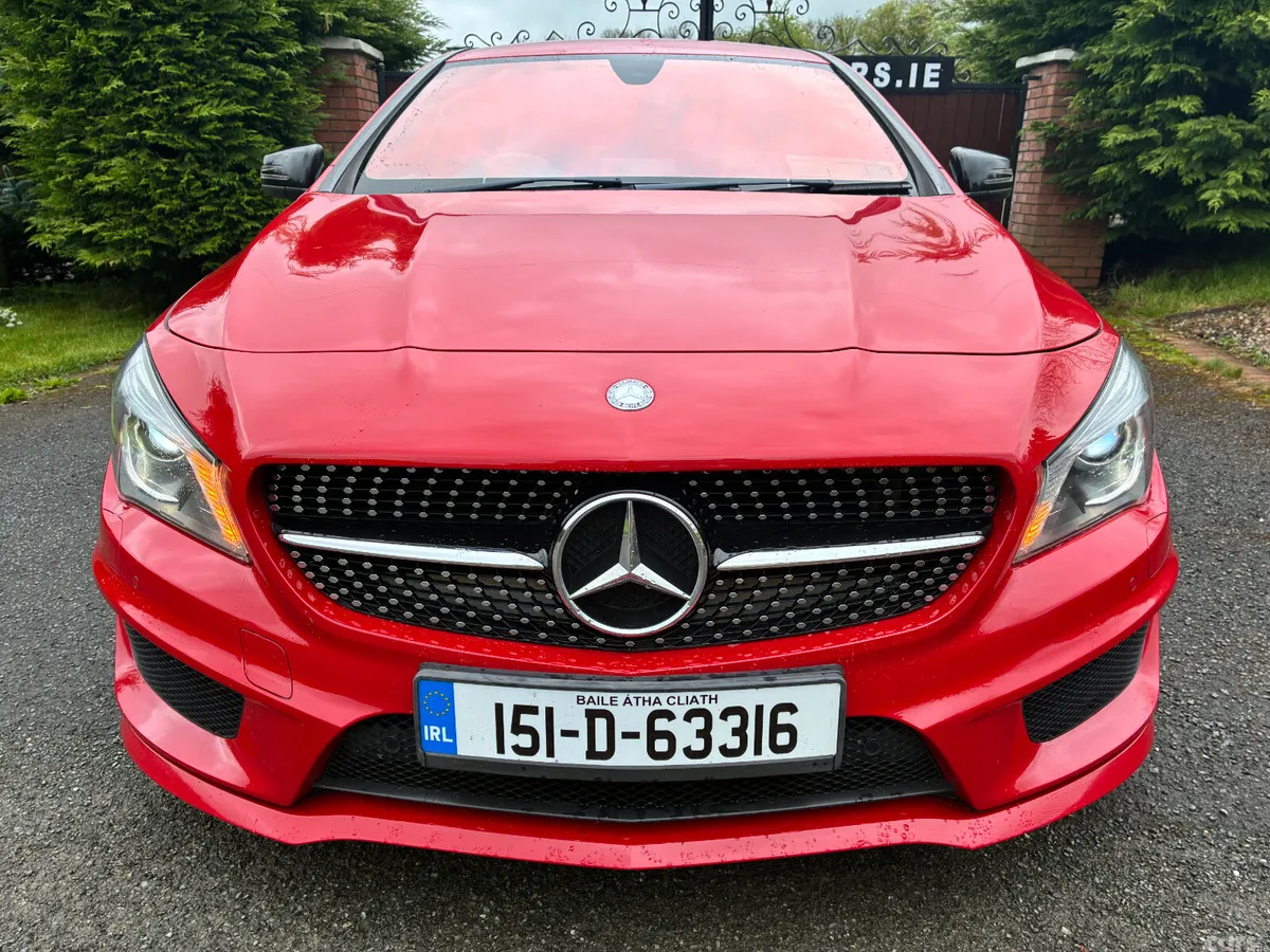 Mercedes-Benz CLA Saloon, Petrol, 2015, Red