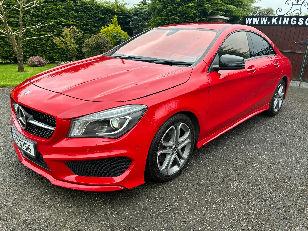 Mercedes-Benz CLA Saloon, Petrol, 2015, Red